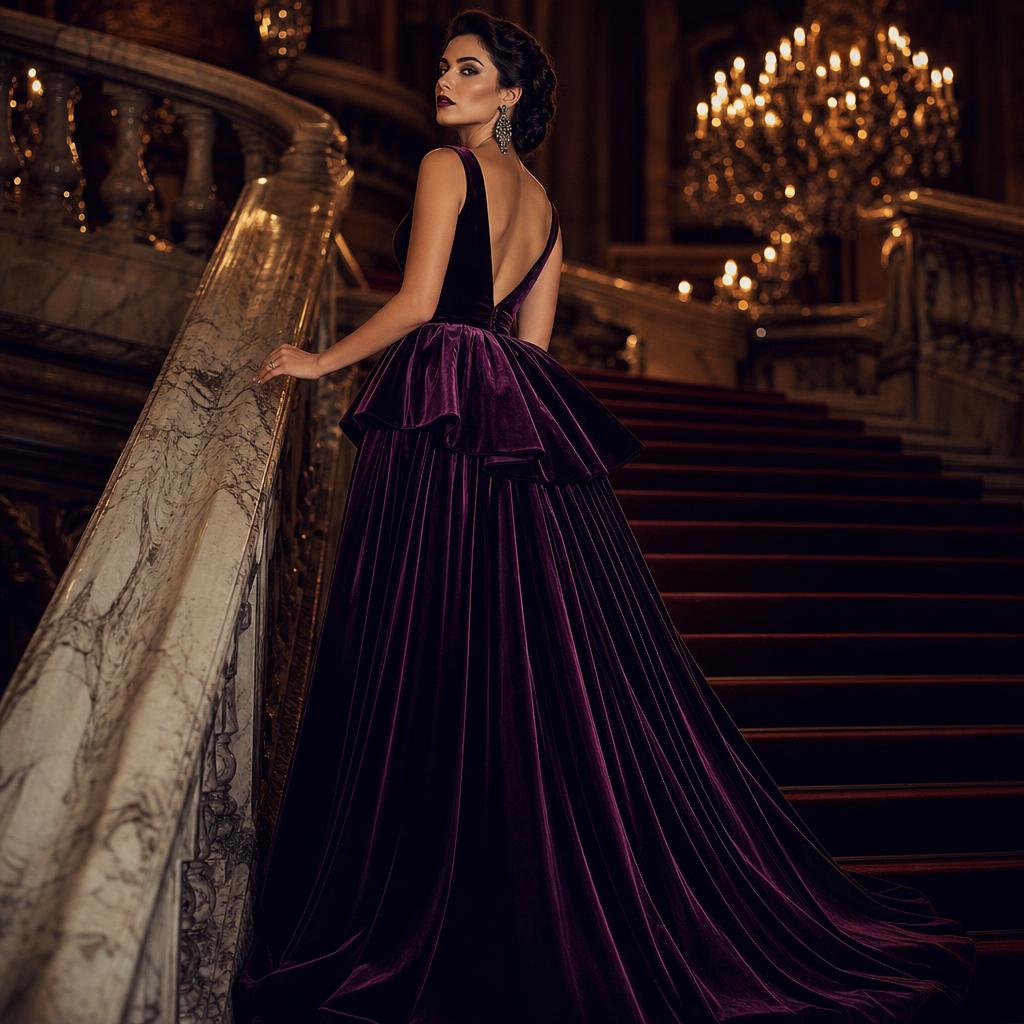 Velvet Reign — Gala look